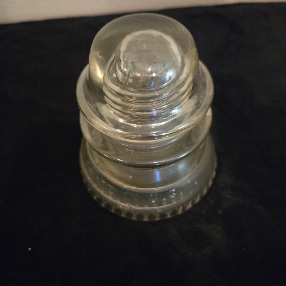 Hemingray Glass Insulator Home Accent